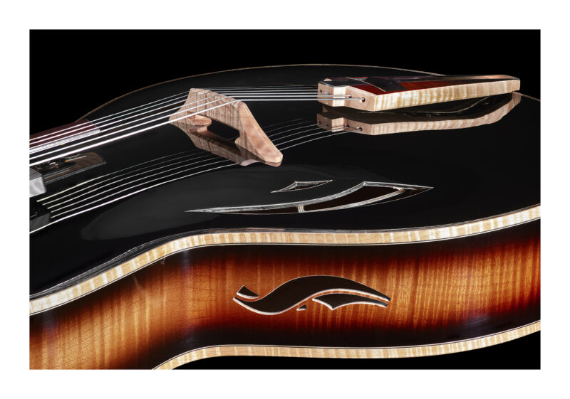 [SOLD] Emanuele Faggion Calliope 17" Archtop guitar, massive wood, in the style of Monteleone, Benedetto ... - Image 5