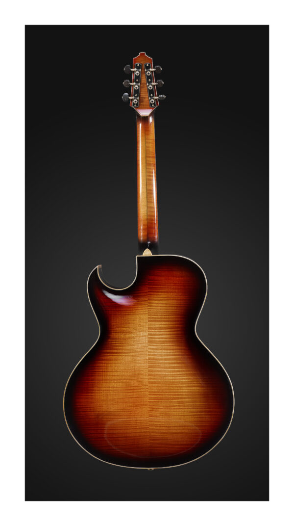 [SOLD] Emanuele Faggion Calliope 17" Archtop guitar, massive wood, in the style of Monteleone, Benedetto ...