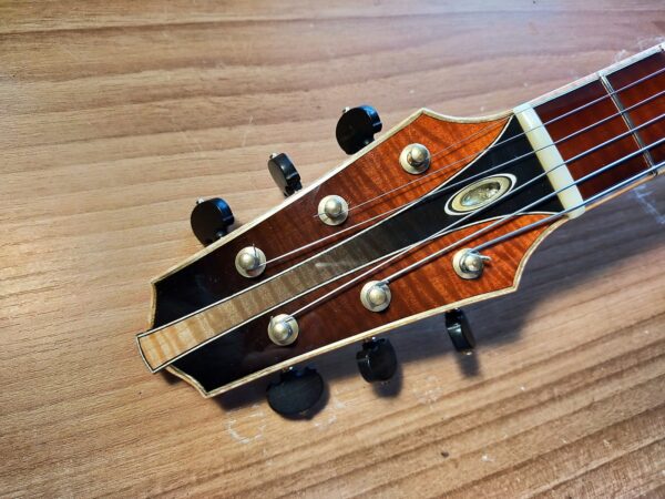 [SOLD] Emanuele Faggion Calliope 17" Archtop guitar, massive wood, in the style of Monteleone, Benedetto ...